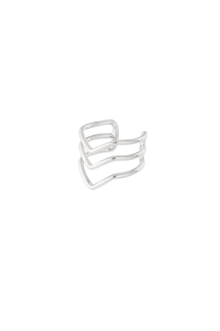 Bijoutheek Earcuff Geometrisch 3 ringen