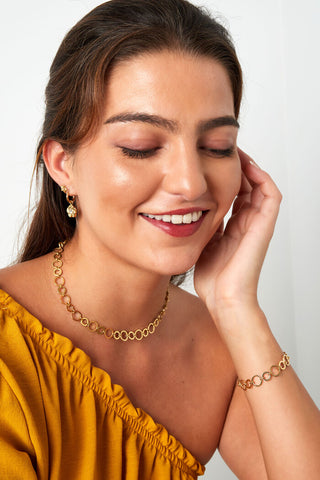 Bijoutheek Collier Open cirkels