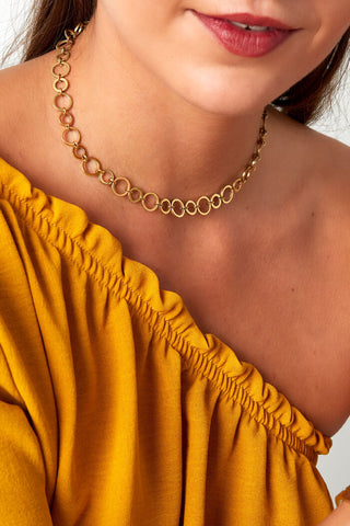 Bijoutheek Collier Open cirkels
