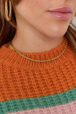 Bijoutheek Collier Twisted (3.5mm)