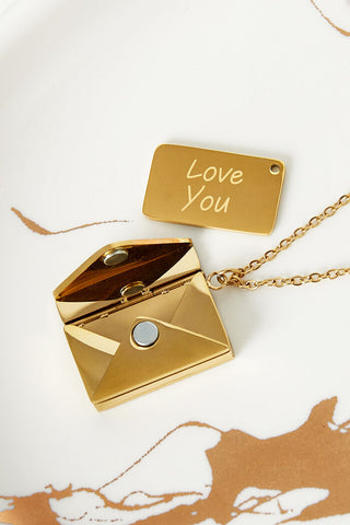 Bijoutheek Collier Enveloppe Love You