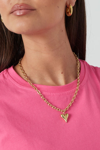 Bijoutheek Collier Grove Schakel Bol Hart