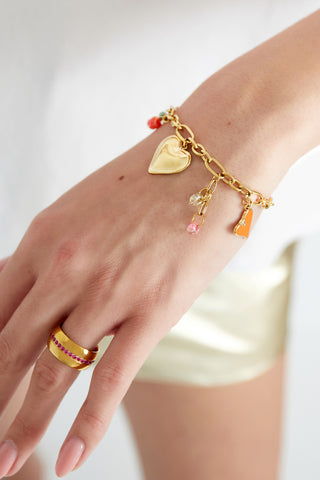 Bijoutheek Armband (Sieraad) Bedels Hartjes