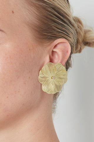 Bijoutheek Oorknoppen Bloem Mesh