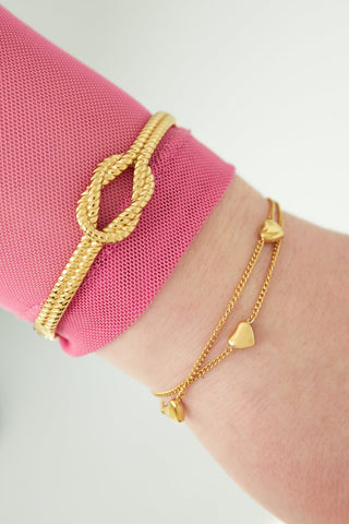 Bijoutheek Armband (Sieraad) Bangle Knoop