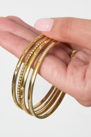 Bijoutheek Armband (Sieraad) Bangle Mini Studs
