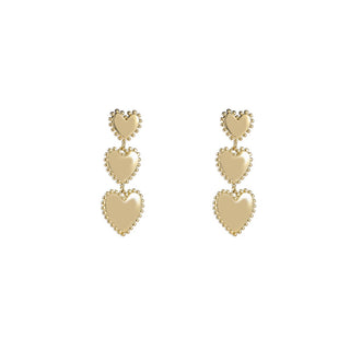 Go Dutch Label Oorknoppen hearts dangle