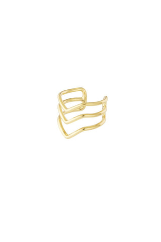 Bijoutheek Earcuff Geometrisch 3 ringen