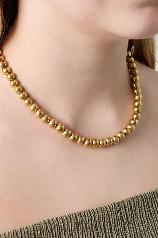 Bijoutheek Collier Ballen Hol 8mm