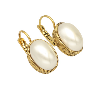 Camps & Camps Oorhangers 1D030PE Pearl White