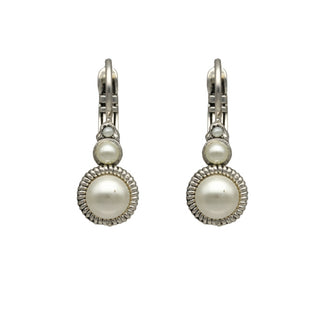 Kopen pearl-white Camps & Camps Oorhangers 1A023