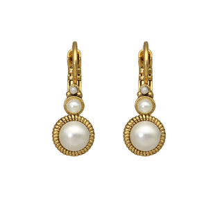 Kopen pearl-white Camps & Camps Oorhangers 1D023