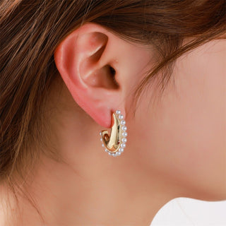 Go Dutch Label Oorknoppen pearly drop