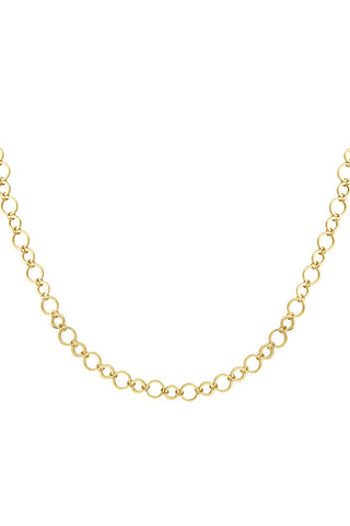 Kopen goud Bijoutheek Collier Open cirkels