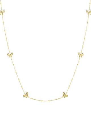 Bijoutheek Collier Strikjes Lang
