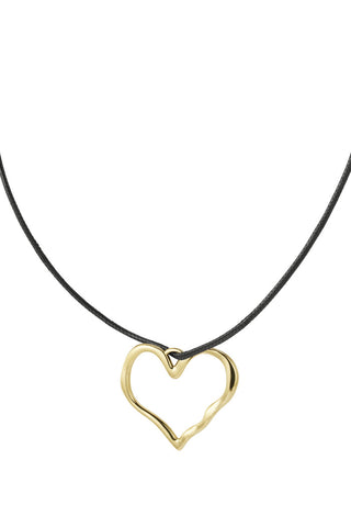 Bijoutheek Collier Hart Touw Verstelbaar
