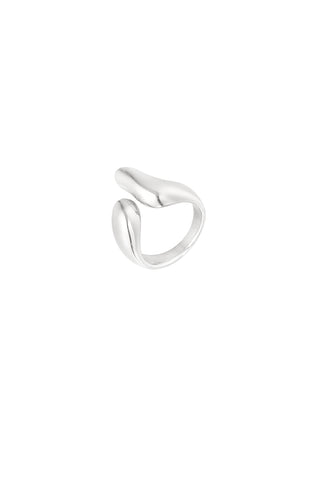 Kopen zilver Bijoutheek Ring (Sieraad) Open Abstract