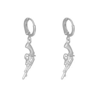 Koop zilver Yehwang earrings pistol gold