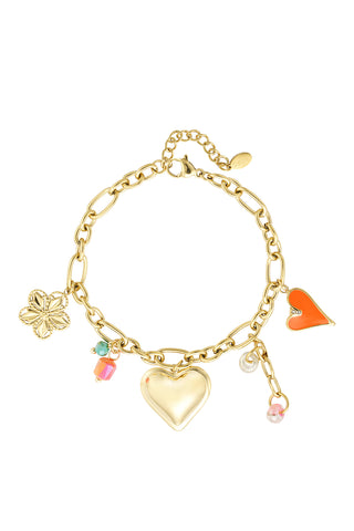 Bijoutheek Armband (Sieraad) Bedels Hartjes