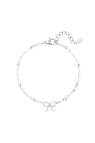 Kopen zilver Bijoutheek Armband (Sieraad) Strikje