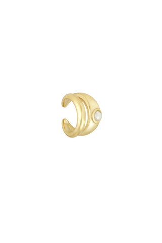 Bijoutheek Earcuff Dubbel Parel