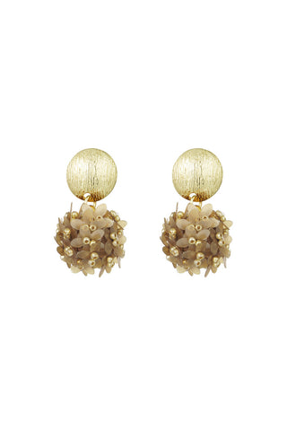 Bijoutheek Oorknoppen Bal Kleine Bloemen