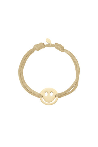 Bijoutheek Armband (Sieraad) Koord Smiley Vriendschap