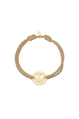 Bijoutheek Armband (Sieraad) Koord Smiley Vriendschap
