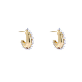 Go Dutch Label Oorknoppen pearly drop