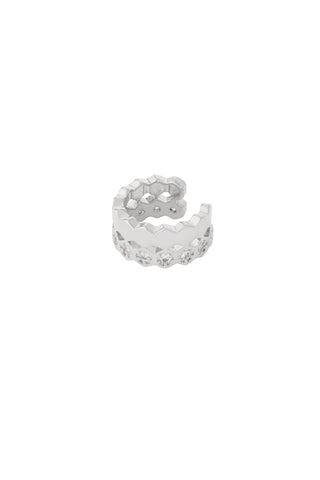 Bijoutheek Earcuff Duo Steentjes