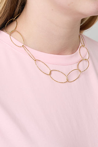 Bijoutheek Collier Oval Link Grof