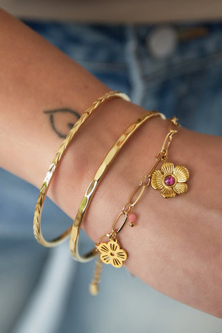 Bijoutheek Armband (Sieraad) Bangle Vlecht