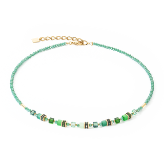 Coeur de Lion Necklace Mini Cubes green