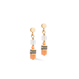 Coeur de Lion Geocube Earring Iconic Nature Chain dopamine