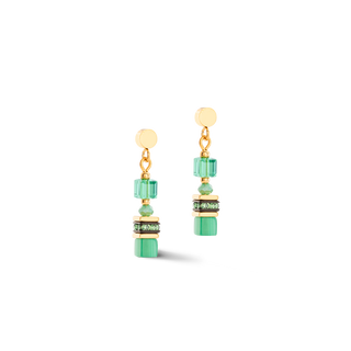Coeur de Lion Geocube Earring Iconic Nature Chain dopamine