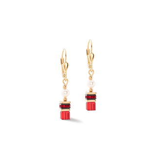 Coeur de Lion Geocube Earring Iconic Nature Chain dopamine