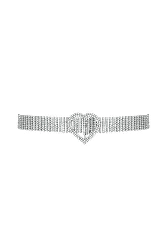 Bijoutheek  belly chain heart buckle