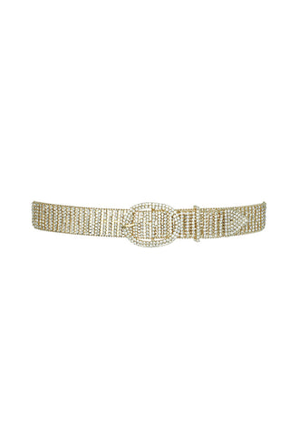 Kopen goud Bijoutheek  belly chain ovaal gesp