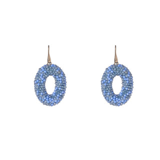 Go Dutch Label Oorknoppen full on beads ovaal