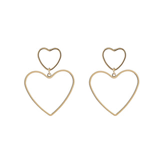 Go Dutch Label Oorhangers fine open hearts