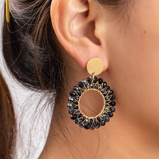 Go Dutch Label Ear studs beads circle