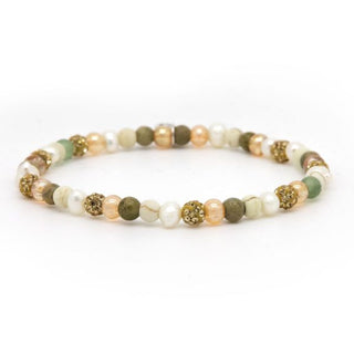 Karma Armband (Sieraad) Spiral Rosin XXS Elastic (gold crystal)