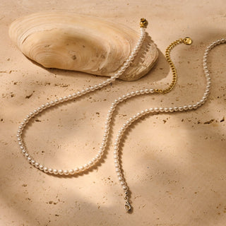 Biba Collier Parels Wit 4mm