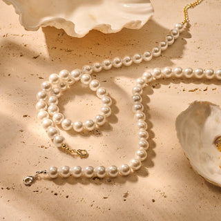 Biba Collier Parels Wit 10mm