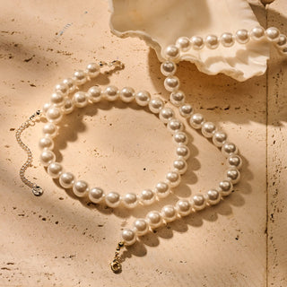 Biba Collier Parels Wit 12mm