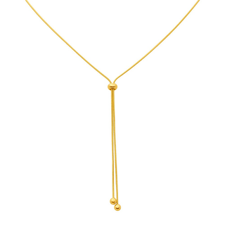 iXXXi necklace Square chain pearl (LENGTH 45CM)