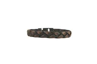 JOSH Brown Bracelet 24001-BRA-BROWN (LENGTH: 20.5-22.5 CM)