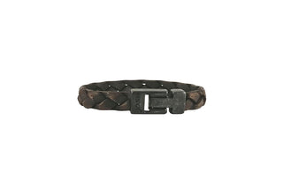 JOSH Brown Bracelet 24001-BRA-BROWN (LENGTH: 20.5-22.5 CM)