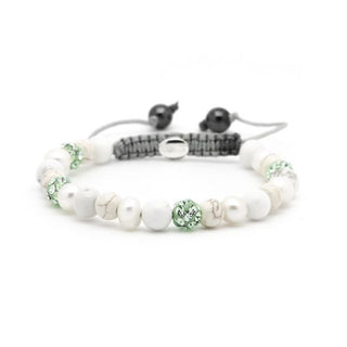 Karma Armband (Sieraad) Spiral Bright Leaf XS (Green crystal)