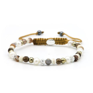 Karma Armband (Sieraad) Spiral Sunny Days xxs (white crystal)
